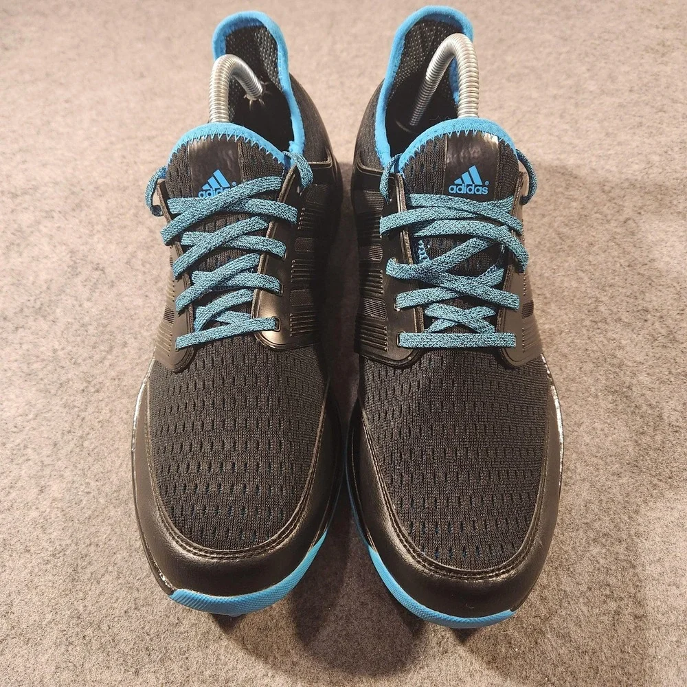 Adidas Climacool Golf‎ Shoes Mens Black Blue Spikeless Sprintframe Turf 10.5